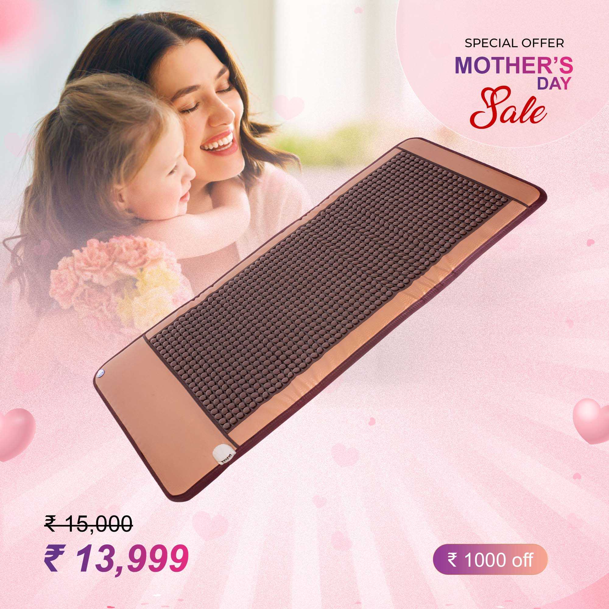 FIR HEATING MATTRESS 1050 STONES 80CM X 190CM ARG 718L