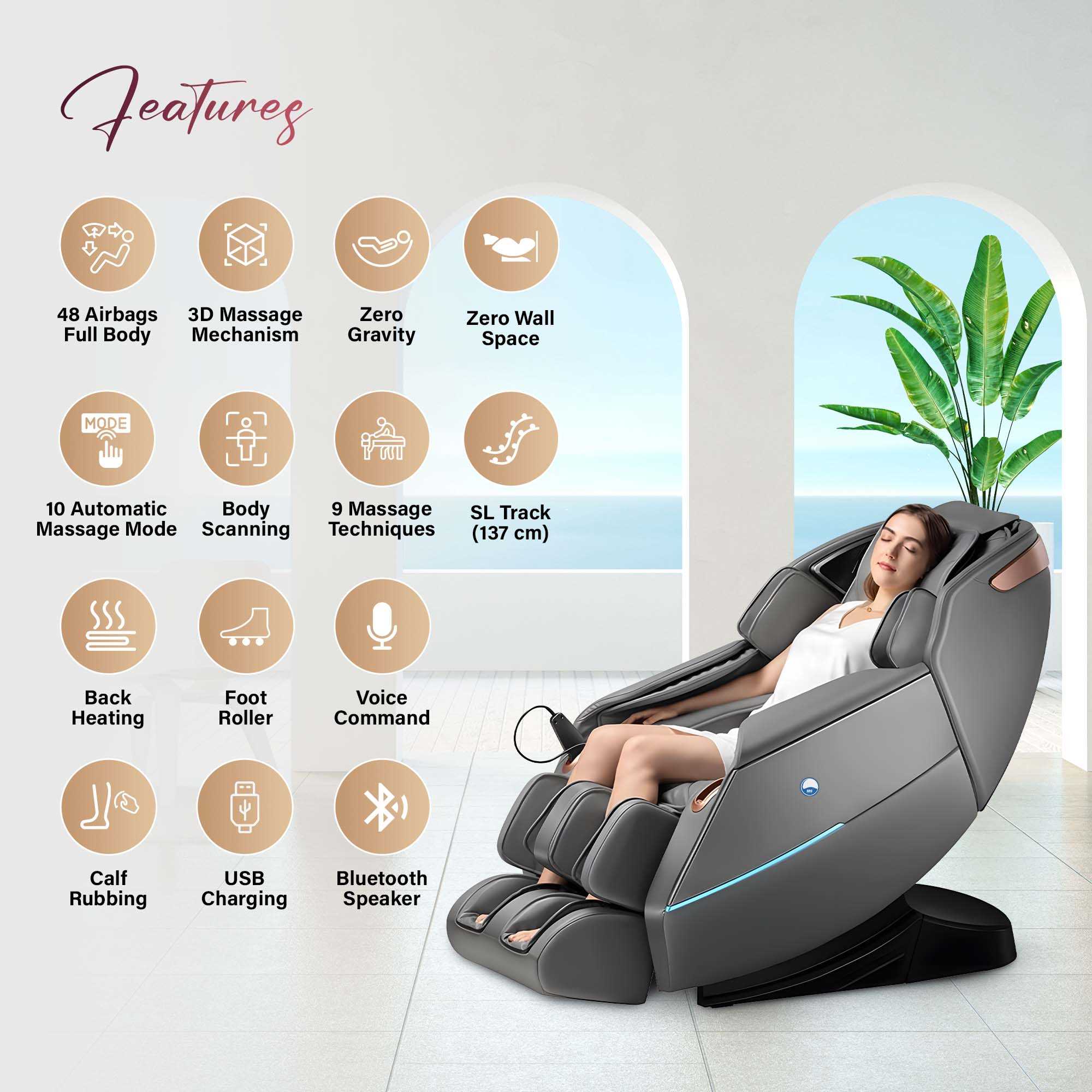 Buy Zero Gravity Full Body Luxury Massage Chair At Best Price In India