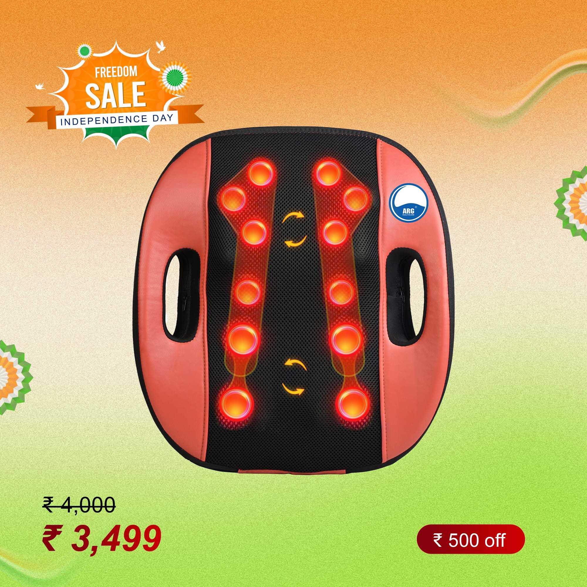 BLUE IDEA BACK MASSAGE CUSHION ARG