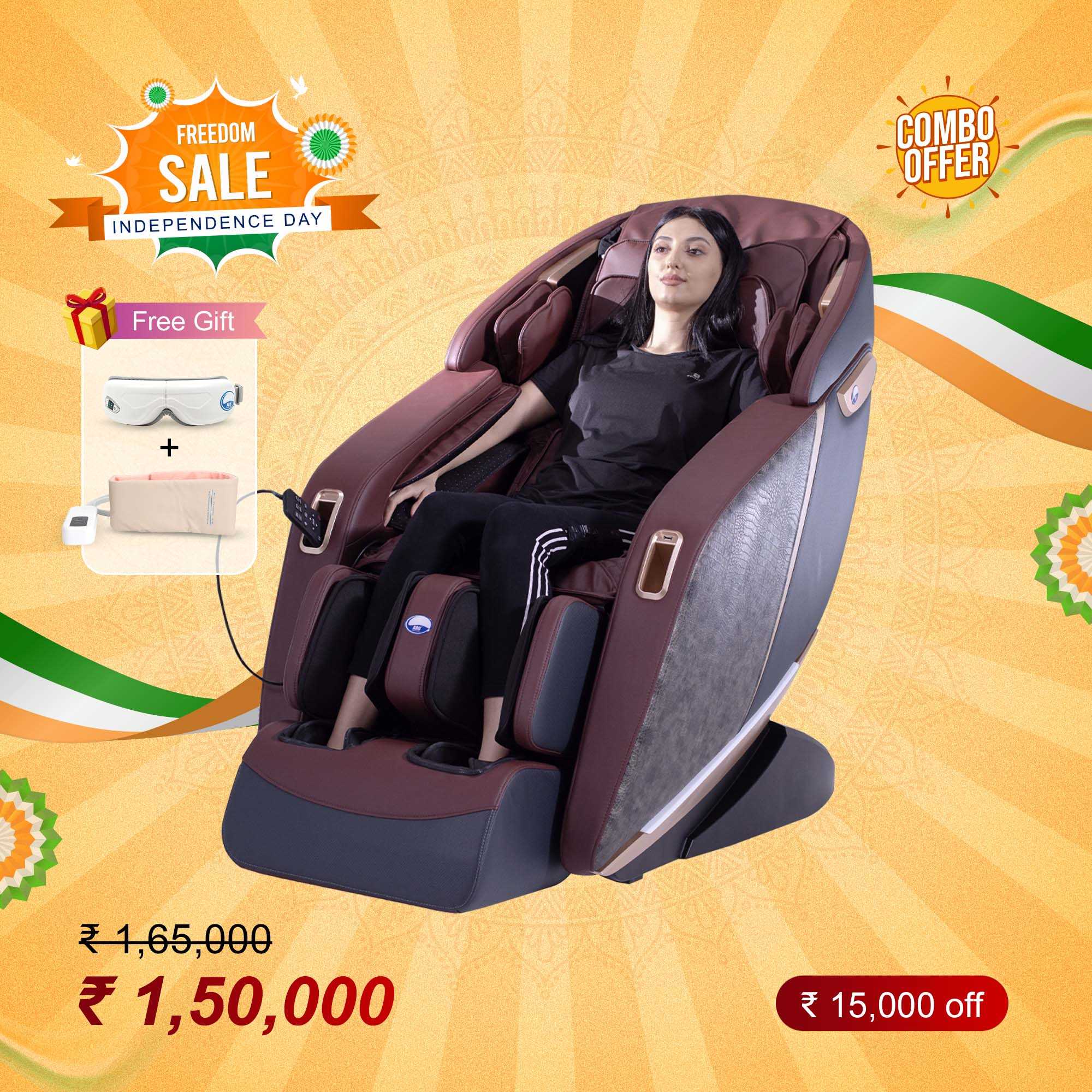 Full Body Luxury Massage Chair ARG  Z100 BROWN