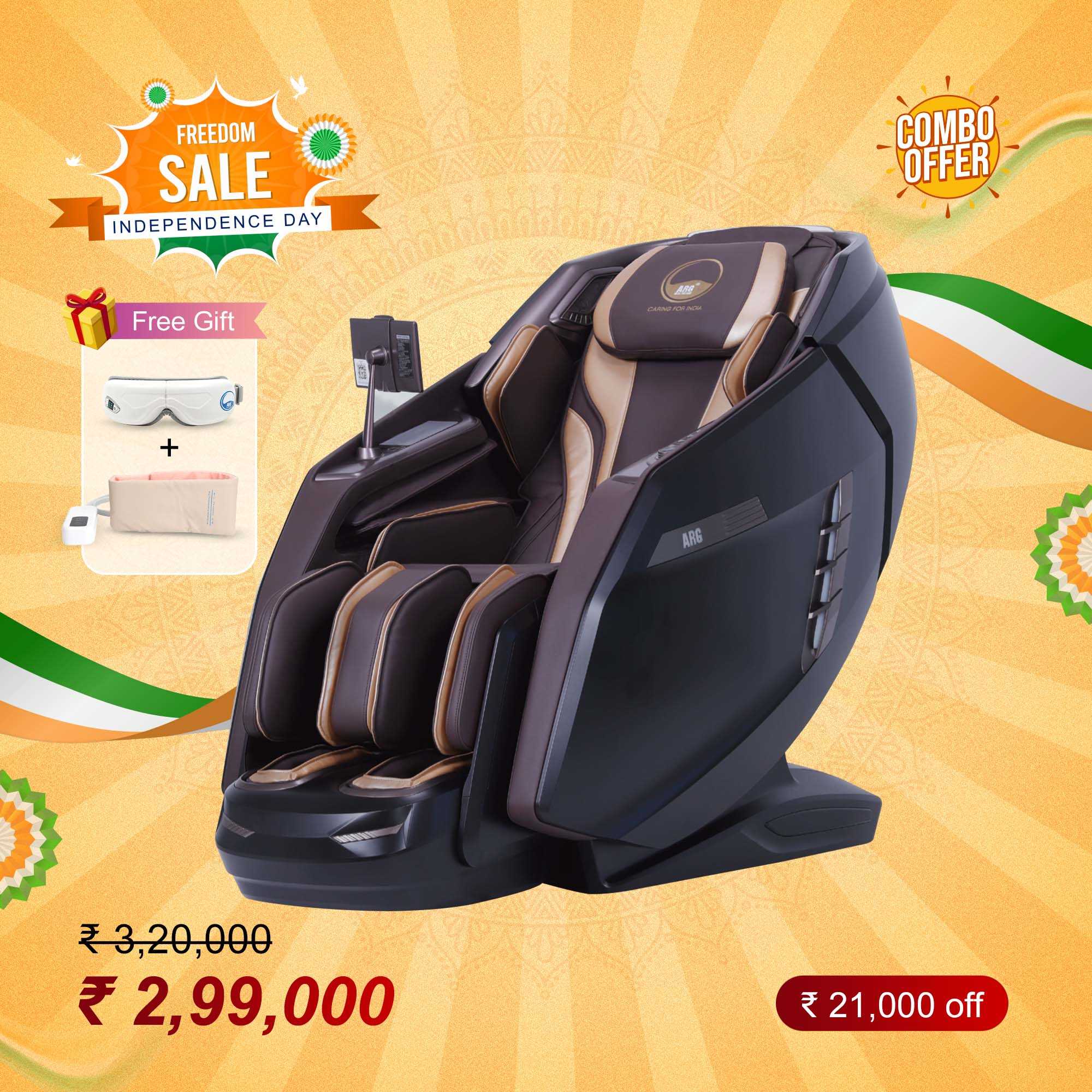 3D LUXURY MASSAGE CHAIR ARG 661