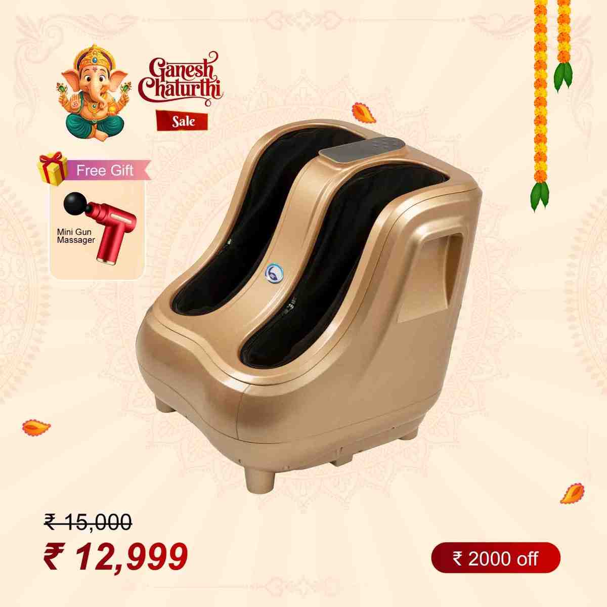 LEG MASSAGER GOLD ARG 724B