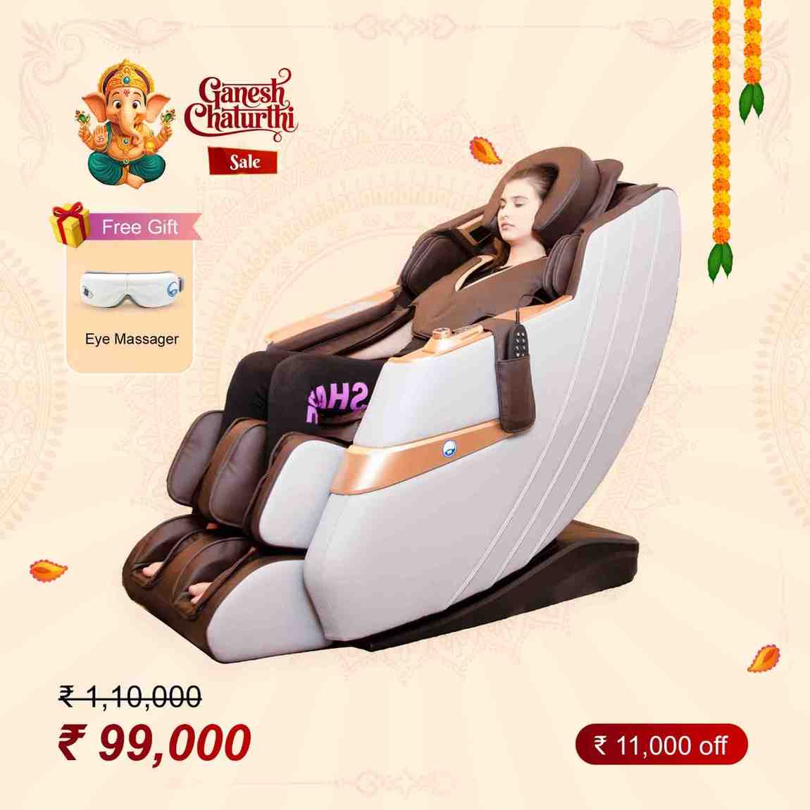 FULL BODY LUXURIOUS ZERO GRAVITY MASSAGE CHAIR ARG Z80