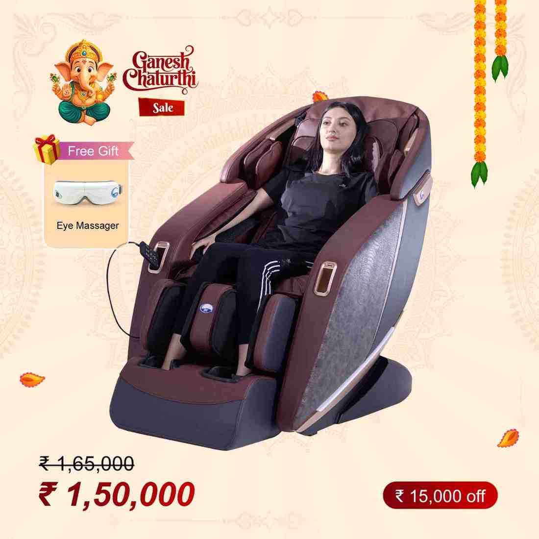 Full Body Luxury Massage Chair ARG  Z100 BROWN